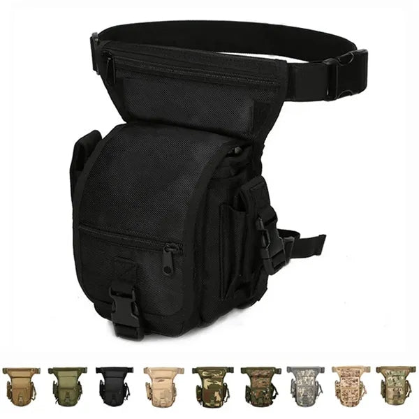 Tactical Drop Leg Bag Multi Compartment Outdoor Waist Pack