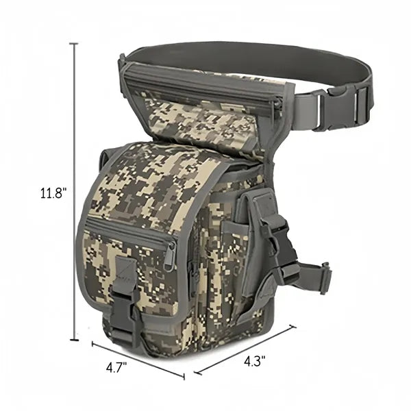 Tactical Drop Leg Bag Multi Compartment Outdoor Waist Pack