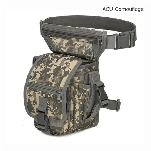 Tactical Drop Leg Bag Multi Compartment Outdoor Waist Pack