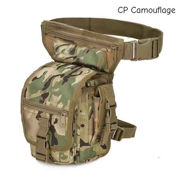 Tactical Drop Leg Bag Multi Compartment Outdoor Waist Pack