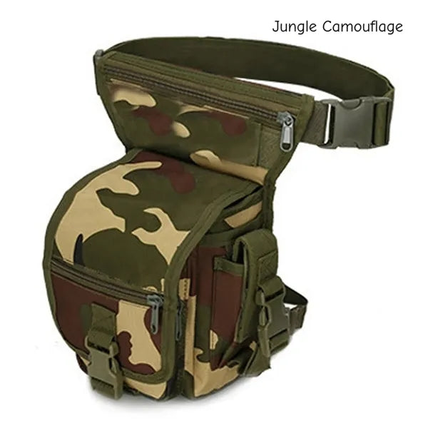 Tactical Drop Leg Bag Multi Compartment Outdoor Waist Pack