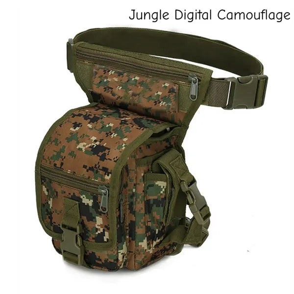 Tactical Drop Leg Bag Multi Compartment Outdoor Waist Pack