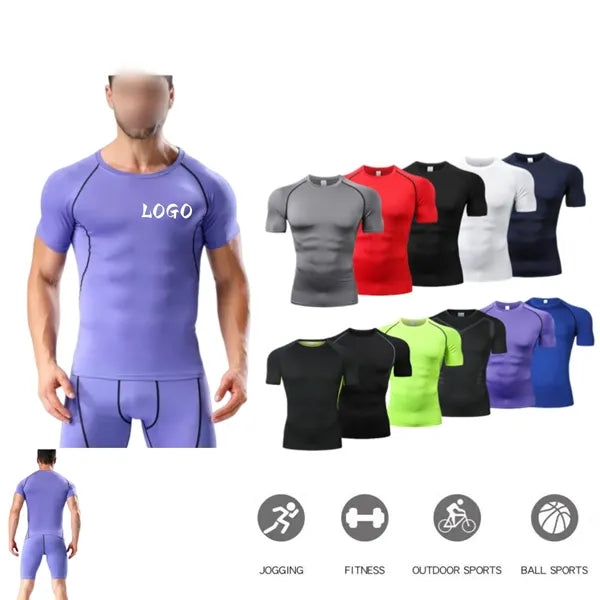 Men's Summer Compression Fit Sport T-Shirt