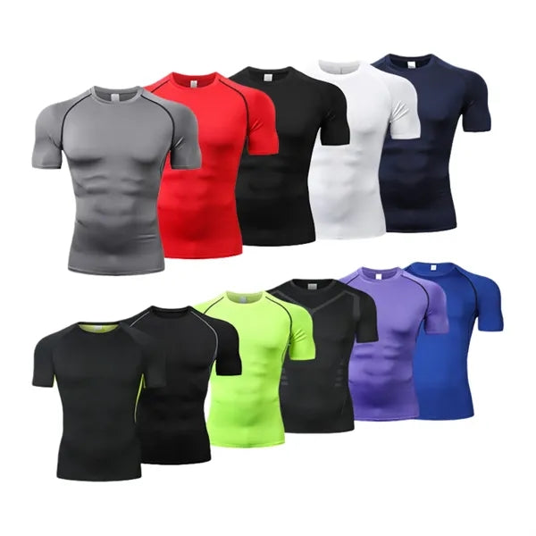 Men's Summer Compression Fit Sport T-Shirt
