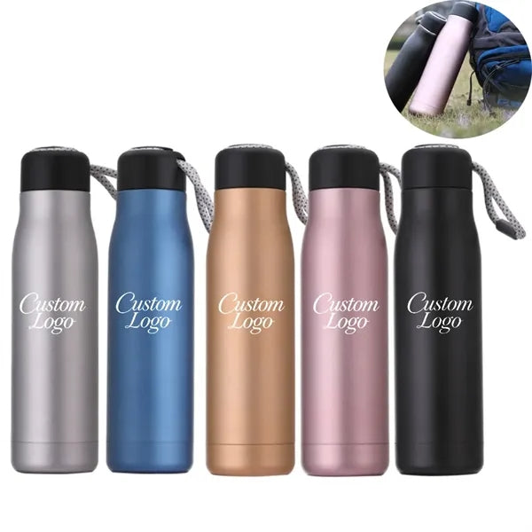 17 Oz Stainless Steel Water Bottle Double Wall Vacuum