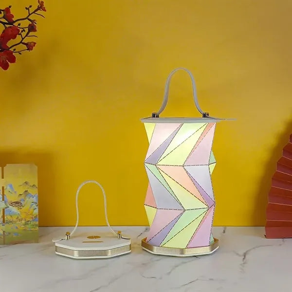 USB Rechargeable Foldable Paper LED Lamp with Touch Control