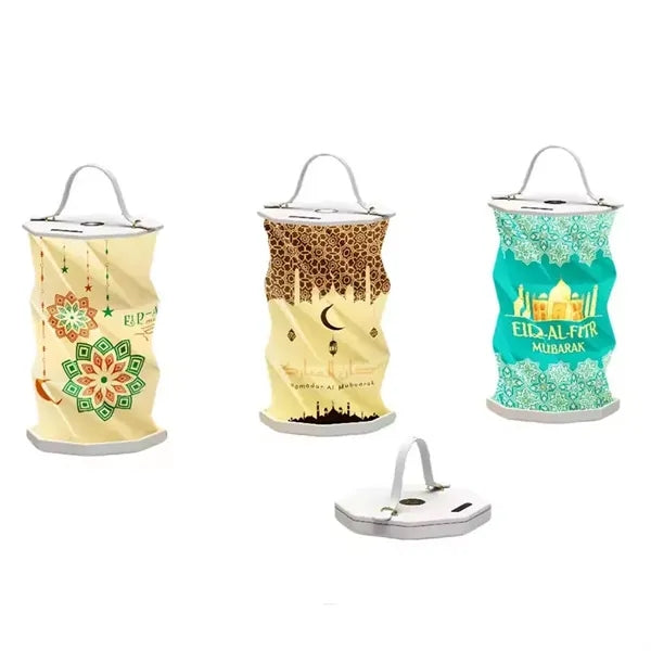 USB Rechargeable Foldable Paper LED Lamp with Touch Control