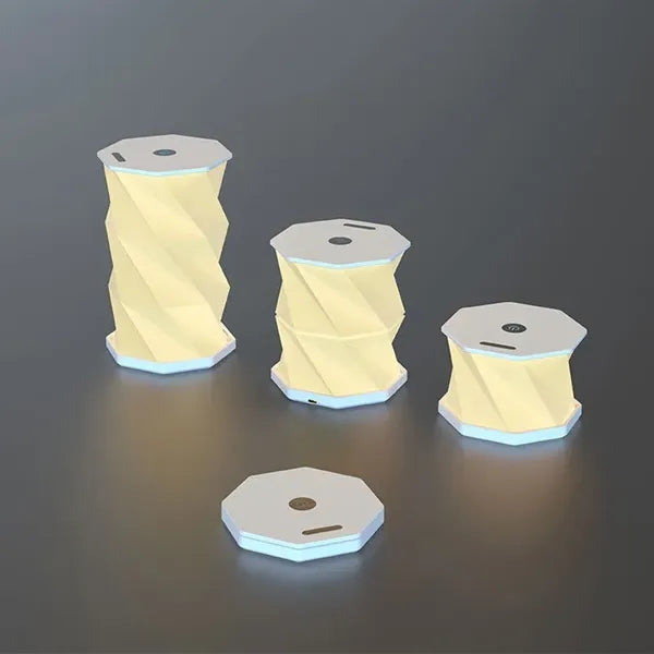 USB Rechargeable Foldable Paper LED Lamp with Touch Control