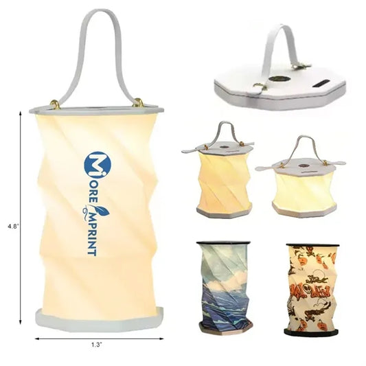 USB Rechargeable Foldable Paper LED Lamp with Touch Control