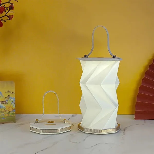 USB Rechargeable Foldable Paper LED Lamp with Touch Control