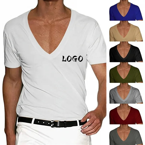 Men's Slim Fit V-Neck T-Shirt