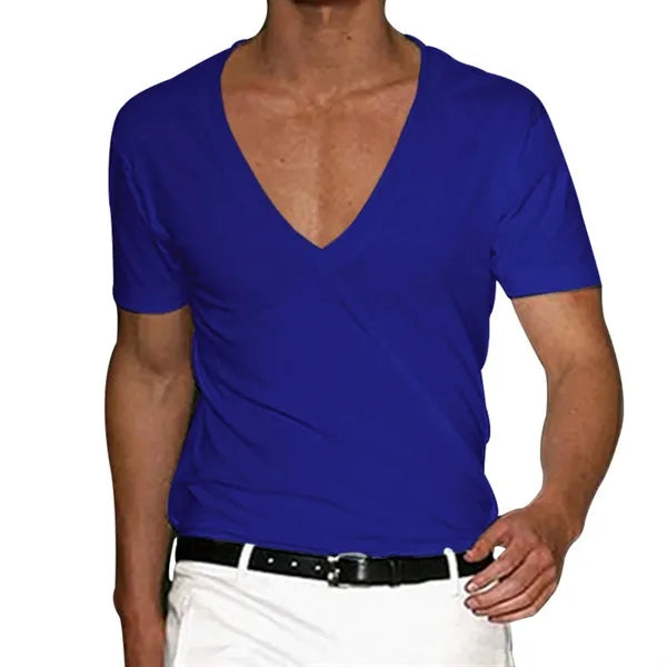 Men's Slim Fit V-Neck T-Shirt