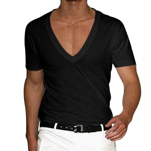 Men's Slim Fit V-Neck T-Shirt