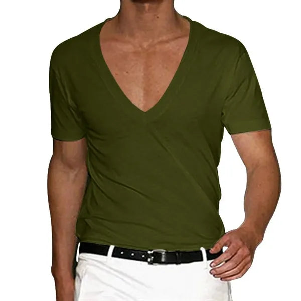 Men's Slim Fit V-Neck T-Shirt