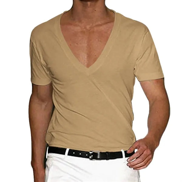 Men's Slim Fit V-Neck T-Shirt