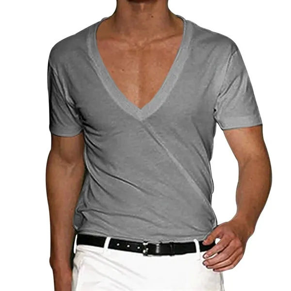 Men's Slim Fit V-Neck T-Shirt