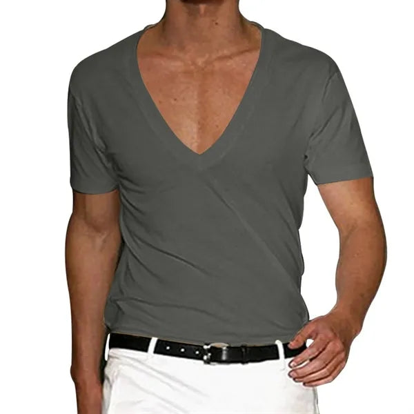 Men's Slim Fit V-Neck T-Shirt