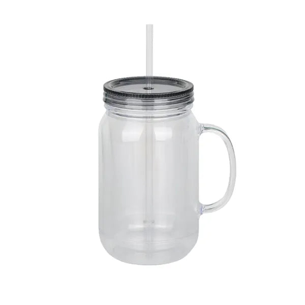 Insulated Double-Wall Plastic Mason Tumbler