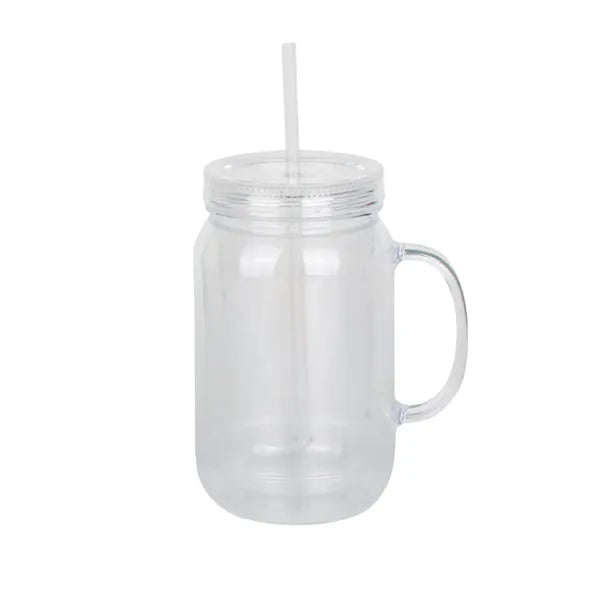 Insulated Double-Wall Plastic Mason Tumbler