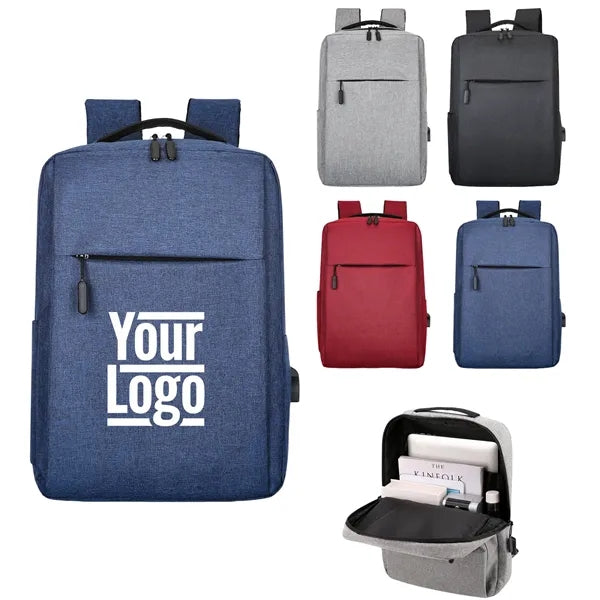 Laptop Backpack with USB Charging Port