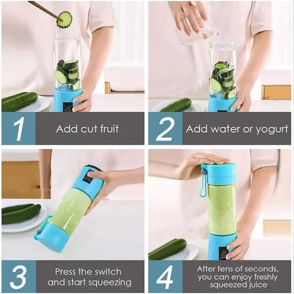 Portable USB Electric Mini Blender Cup Smoothies Juice