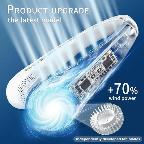 Neck Portable Personal Fan Strong Wind