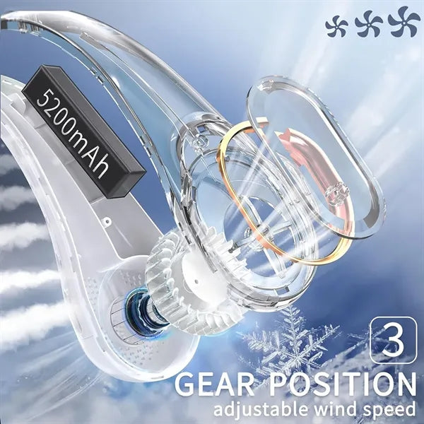 Neck Portable Personal Fan Strong Wind