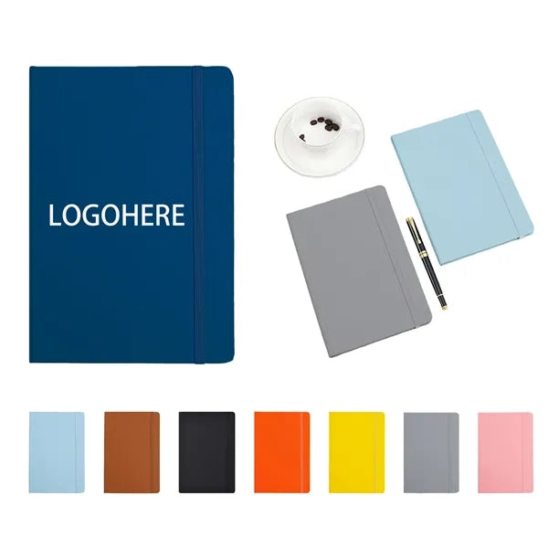 Office Essential A5 Leather Notebook