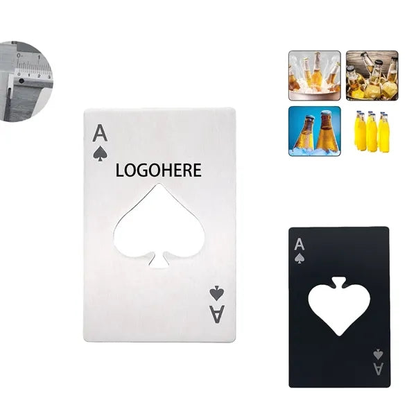 Poker Card Bottle Opener