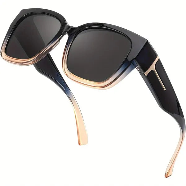 Square Fit Over Polarized Sunglasses