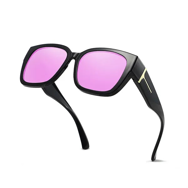 Square Fit Over Polarized Sunglasses