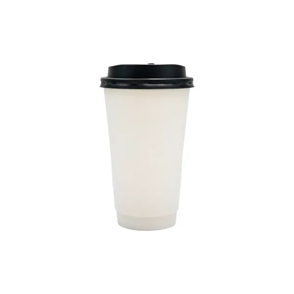 16oz Insulated Ripple Wall Coffee Cups with Lids