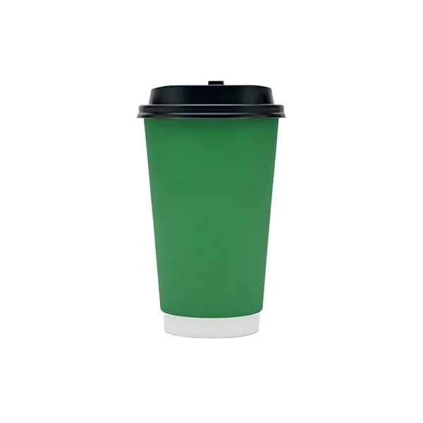 16oz Insulated Ripple Wall Coffee Cups with Lids