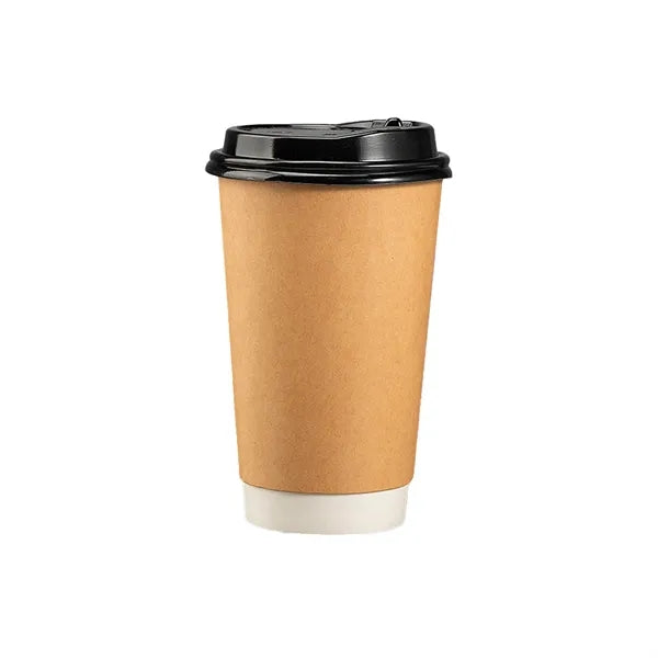 16oz Insulated Ripple Wall Coffee Cups with Lids