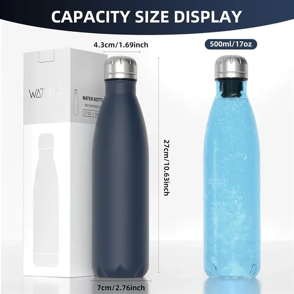 17 oz Stainless Steel Water Bottle
