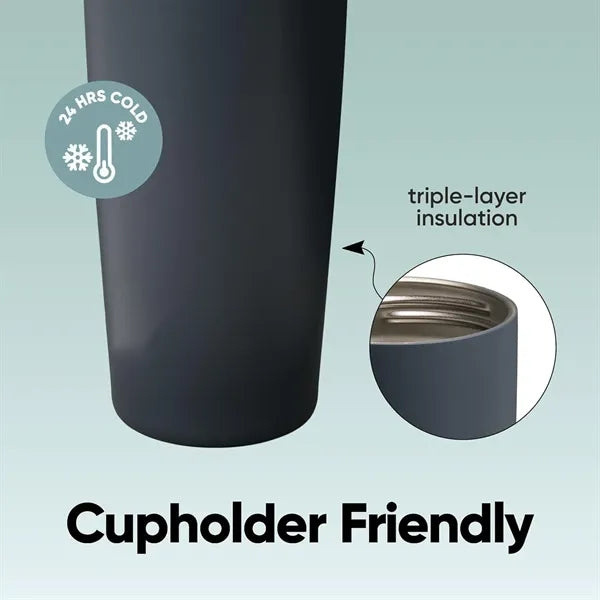 30oz Insulated Stainless Steel Water Bottle With Straw