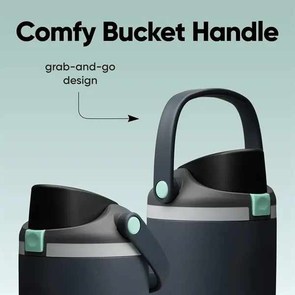 30oz Insulated Stainless Steel Water Bottle With Straw