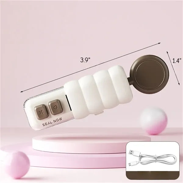 2 IN 1 Mini Bag Sealer with Magnetic for Kitchen