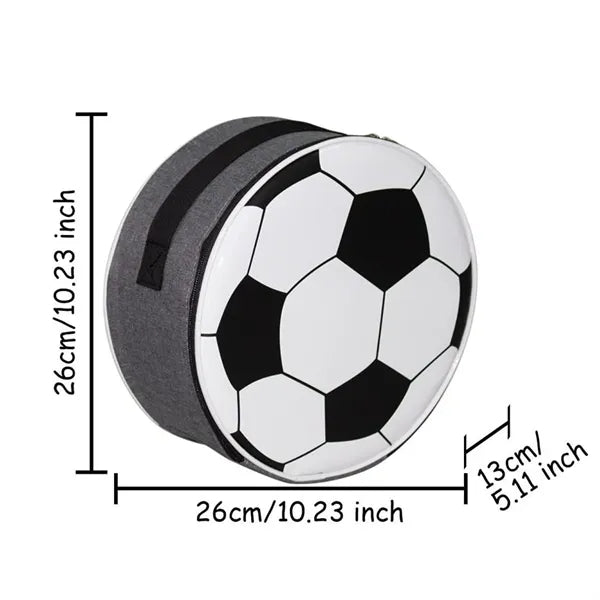 Round Soccer Ball Insulated Cooler Bag