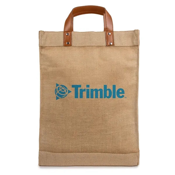 Grande Jute Luxe Tote