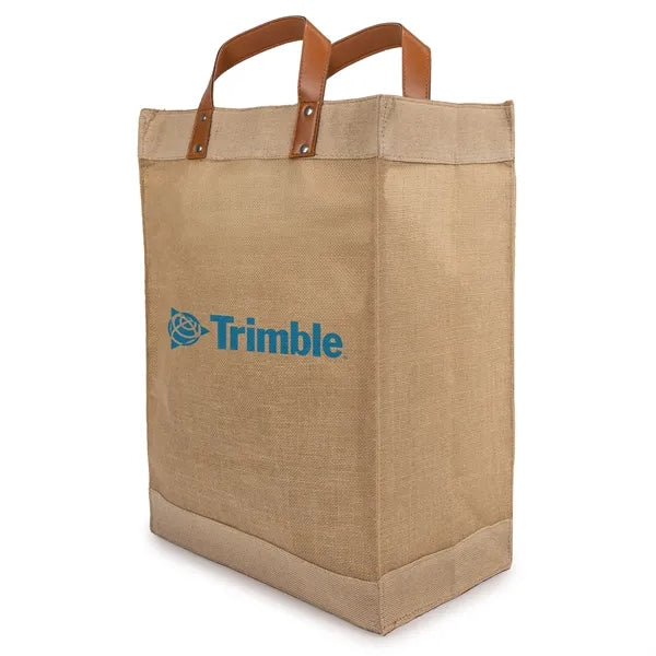 Grande Jute Luxe Tote