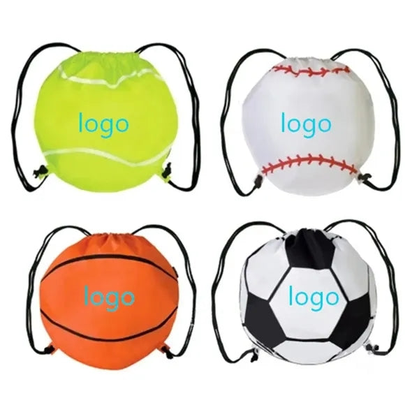 Soccer Ball Drawstring Backpack