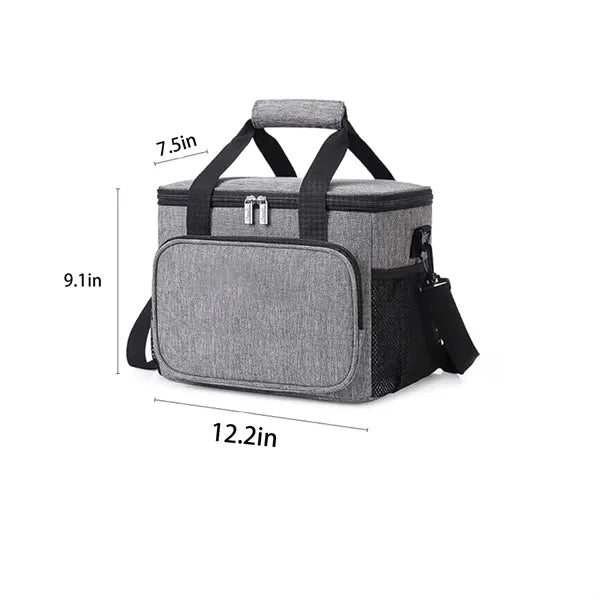 Large Lunch Bag With Cutlery Storage Buckle