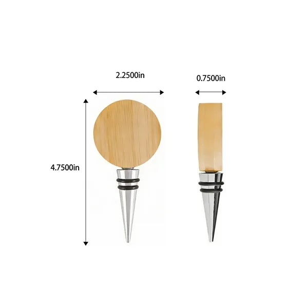 Bamboo Bottle Opener Wine Stopper