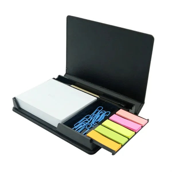 Desk Organizer with Sticky Notes & Paper Clips