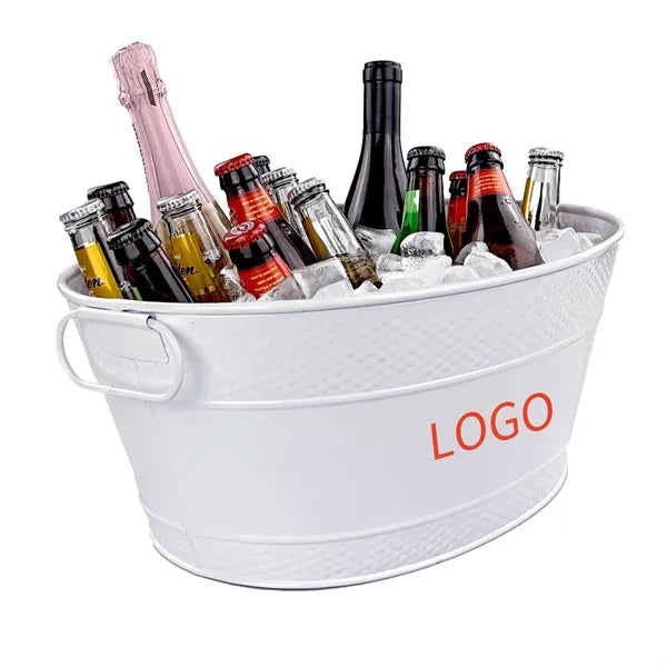 White Drink Cooler for Parties