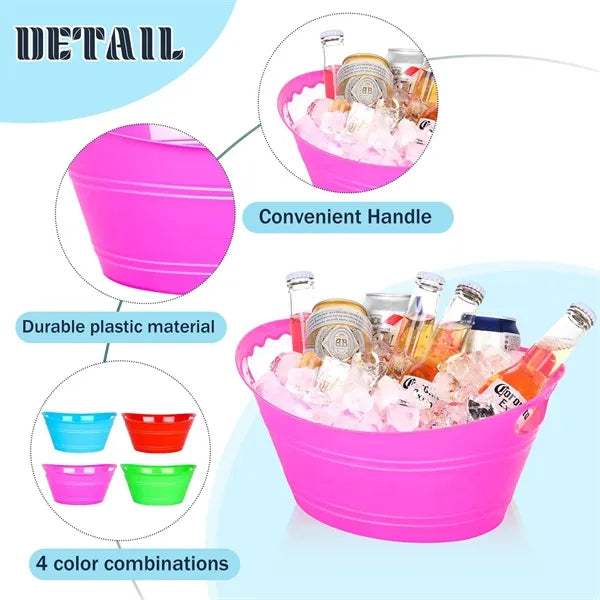 Ice Plastic Buckets for Parties