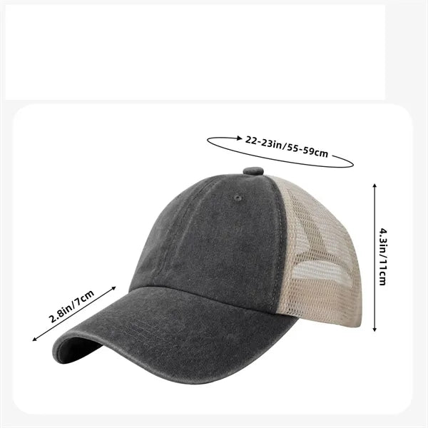 Vintage Custom Washed Trucker Hat