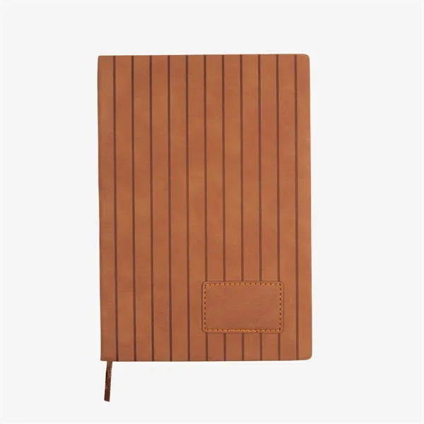 PrimeMark A5 Stripe-Embossed Journal