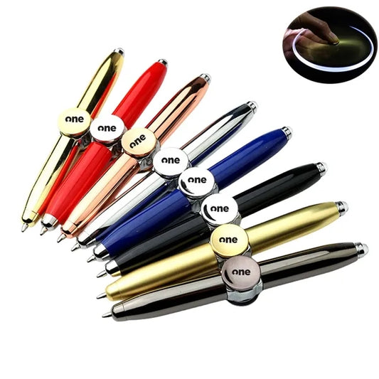 Spinning Fidget Pen with LED Light